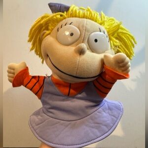 RUGRATS Puppet ANGELICA Hand puppet plush 1998 Viacom